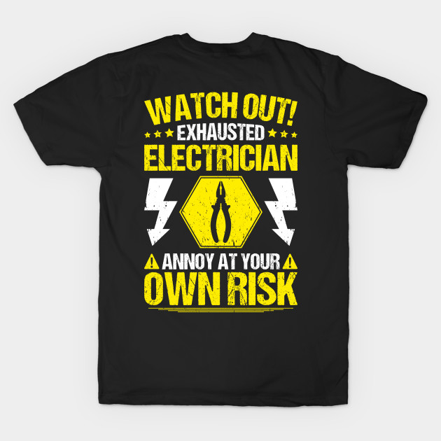 Electrician Lineman Wireman Electronics Technician by Krautshirts